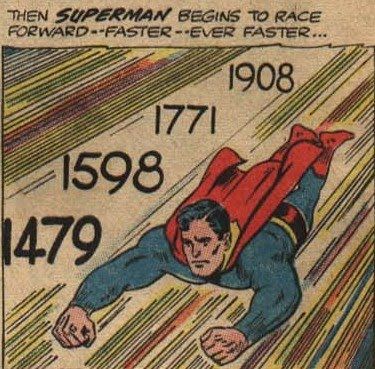 Special Tijdreizen: Superman, niet vaststaand in tijd
